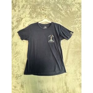 Salty Crew‎ Find Refuge Graphic T-Shirt Premium Cotton Navy Blue Medium